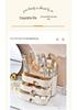Luxury Multi-Functional Skincare Organizer: High-End Desktop Cosmetic Storage Box