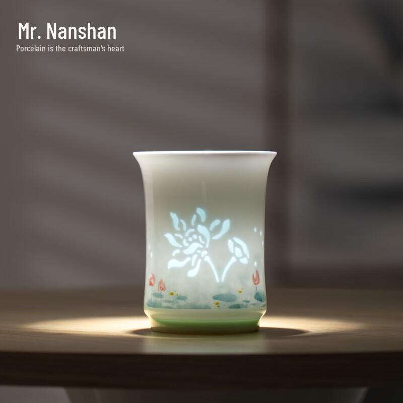 Herr Nanshan. Handbemalte Lotus Keramik Kaffeetasse