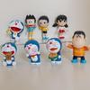 Doraemon Family Photo Figures 8 Styles - Cat Robot Car Ornament Valentine's Day Gift