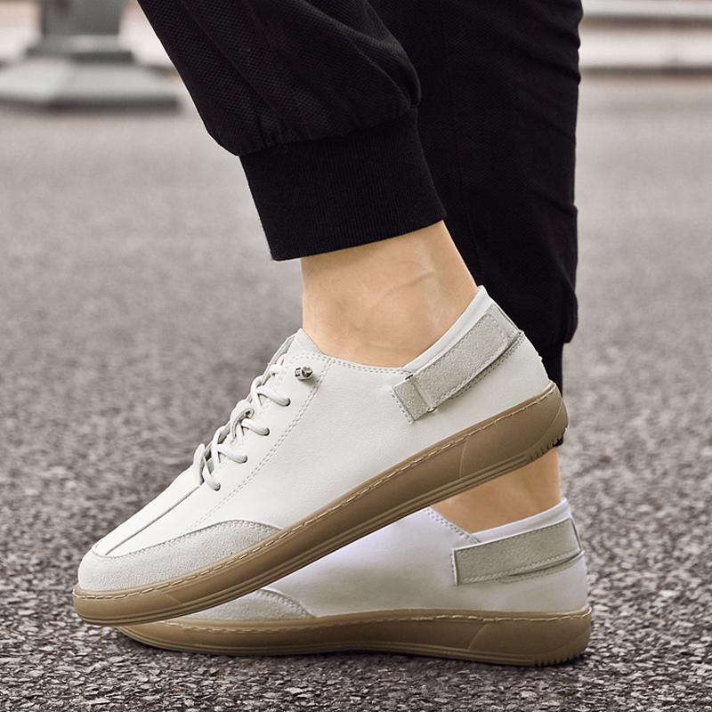 Pánská obuv z pravé kůže v britském stylu Trend Pohodlná obuv pro volný čas Mokasíny Pánské ploché boty