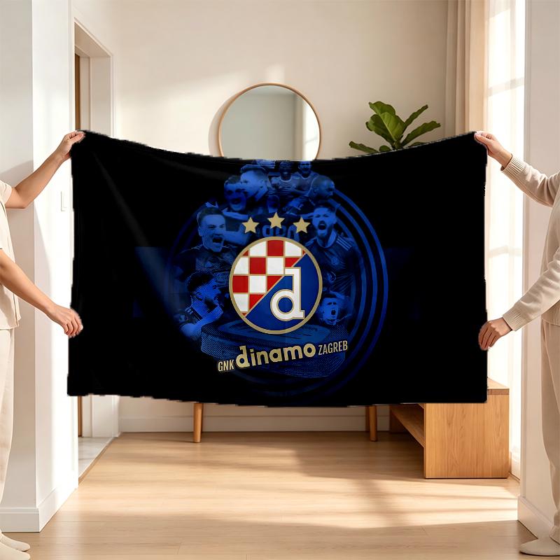 Dinamo Zagreb (1) Flannel blanket a soft accent for the bedroom and living room and a cozy home gift