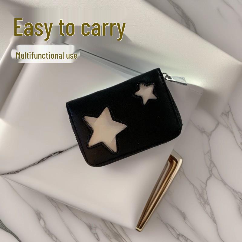 Exquisite Korean Style Women's Card Holder: Compact, Multi-Slot for Bank Cards & Driver's License