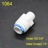 1/4" 3/8" OD Hose Tube 1/4" 1/2" 3/4" 1/8" Plastic Pipe Quick Connectors RO Water Connector Fittings Reverse Osmosis System