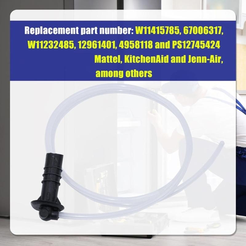 W11415785 High Strength Ice Maker Fill Tube Replacement for W11232485 12961401 67006317 Ice Maker Accessories