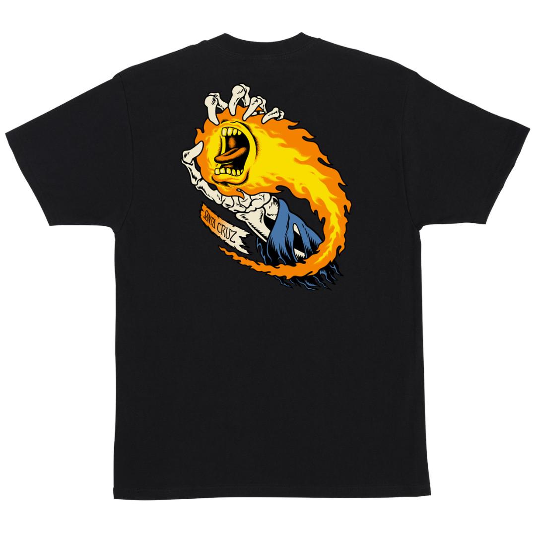 Size XL Santa Cruz Skateboards O Brien Screaming Reaper T-Shirt Black S разноцветный