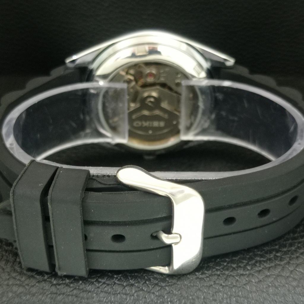 REFURBISHED VINTAGE SEIKO AUTOMATIC 6309A JAPAN MENS WHITE DIAL WATCH a442733-1