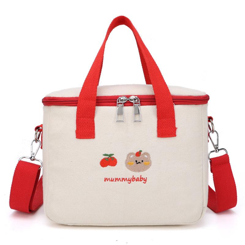 Korean Style Mommy Bag Large Capacity Fashionable Mom Bag Multi-functional Shoulder Bag Maternity Bag for Pregnant Women