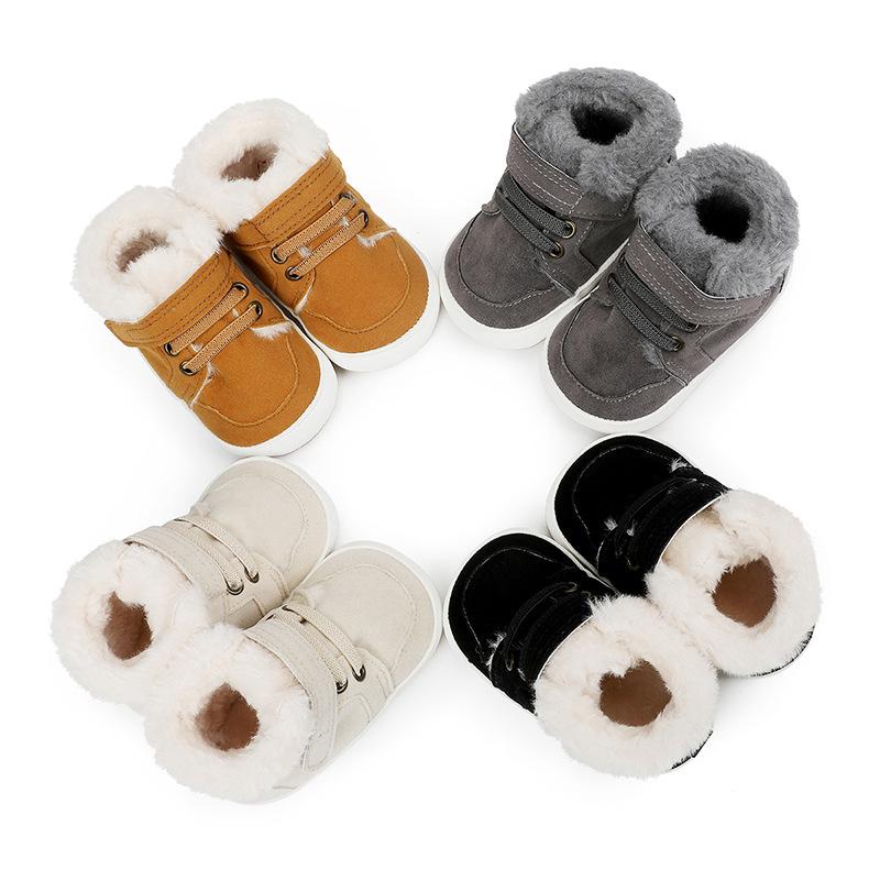 Aimele Winter Cotton Velcro Baby Prewalker Shoes (0-1 Year)