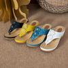 Plus Size Shoes for Women Summer Women Floral Flip Flops Fashion Roman Non Slip Sandals Outdoor Slippers Beach Casual Shoes