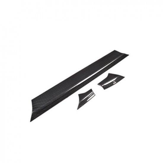 For Mazda CX-5 2017-2023 Carbon Fiber Center Console Instrument Dash Strip 3PCS