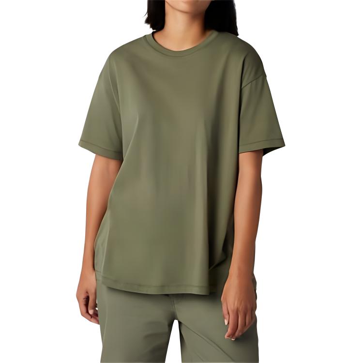 Converse T Shirt Unisex Army Green 10020753-A08