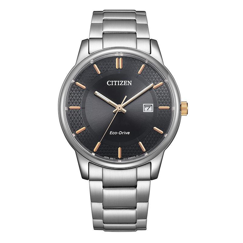 

CITIZEN Light Powered Quartz Movement Metal Strap Men s Watches Gray Dial BM6977-70E BM6977-70E