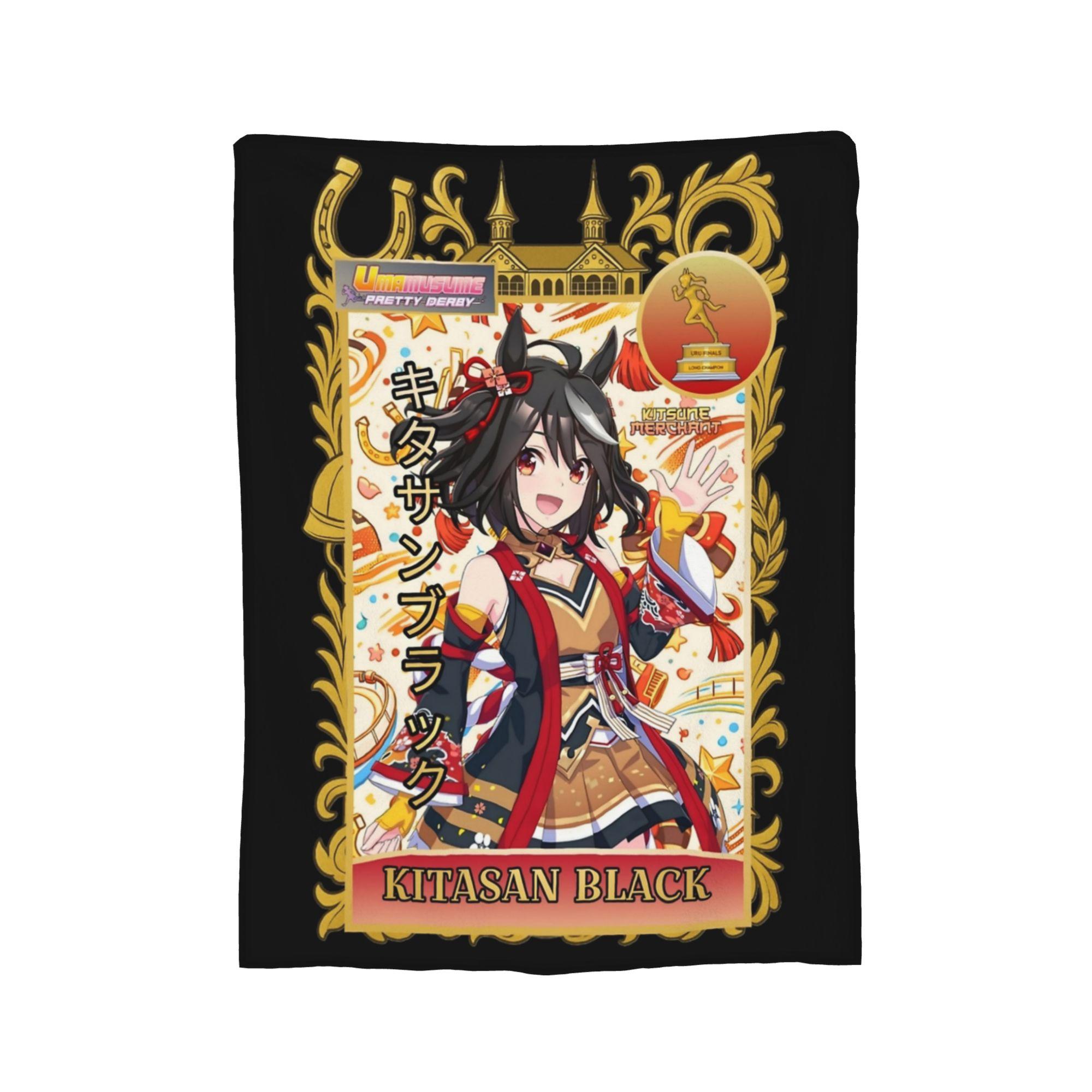 El Condor Pasa Uma Musume Аниме Плед Флис Летний Многофункциональный Легкий Плед для Дивана Уличный Одеяло Size: 75*100cm, Weight: 230 GSM