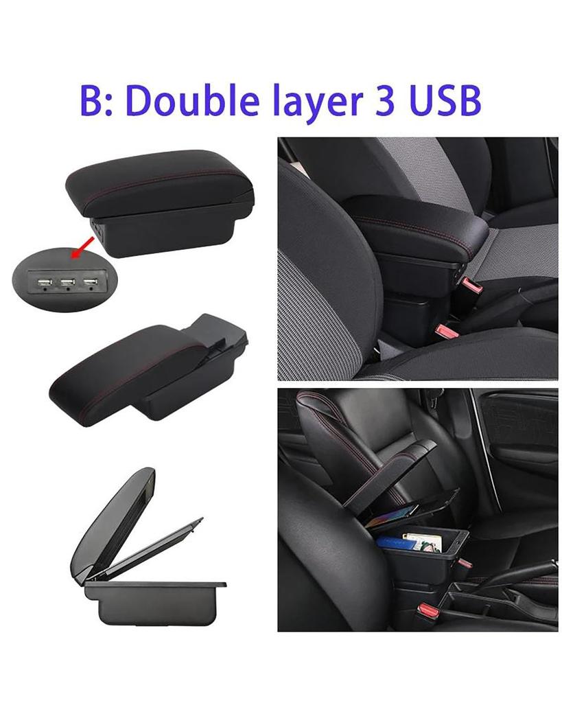 Car Armrest Aqua for Toyota 2011 2012 2013 2014 2015 2016 2017 2018 2019