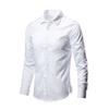 New Spring Autumn Korean Edition Fashion Trend Handsome Professional Business Dress Slim Solid Color Men's Shirt