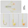 7pcs Set Anti Winding Springs Fishing Tackle Explosion Design Lure Trap Hooks  Fishing Bait