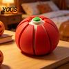 Travel Stress Reliever Halloween Pumpkin Squeeze Ball, Fruit Shaped Clicker Fidget Toy for Anxiety Relief, Cute Soft Decompression Kids Adults, Party