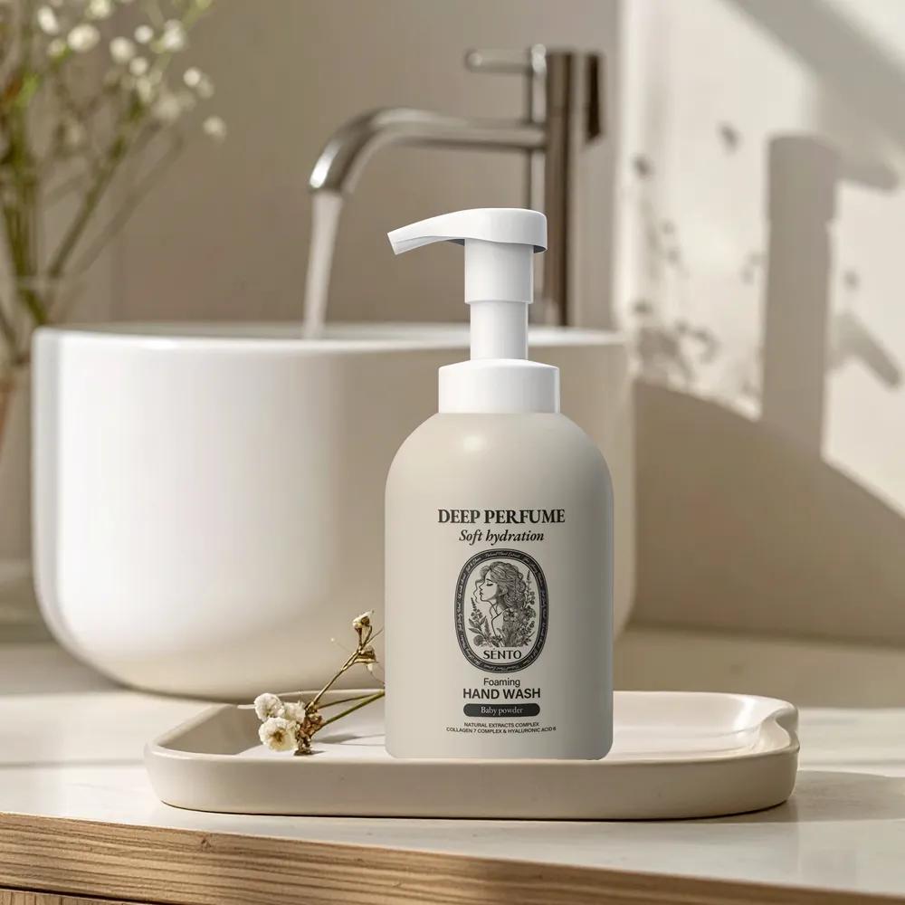 SENTO Deep Perfume Foaming Hand Wash Baby Powder Scent 510ml 2 Pieces