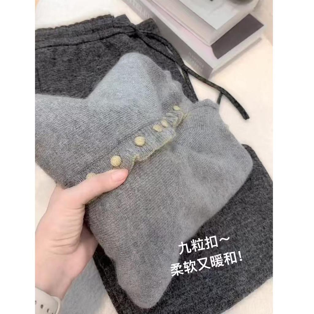 Maglione a Contrasto con Pizzo Francese - Maglieria da Donna a Manica Lunga Modellante per Autunno/Inverno