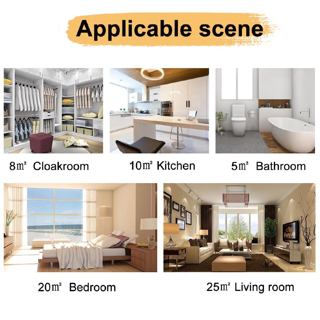 90W 2.2L Smart Home Dehumidifier Large Screen LCD Display Air Dryer Automatic Bucket Shut-Off Purifier with Remote Control