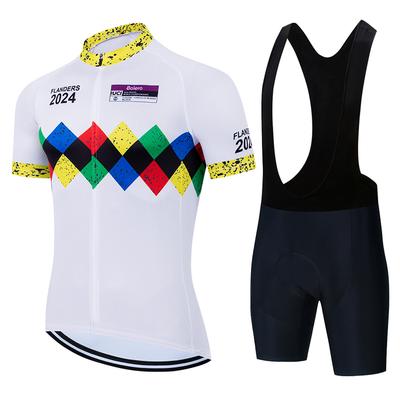 2025 Radtrikot-Set Klassisch Rad-Bibshorts-Kit Reflektierend Custom Fahrradbekleidung Fahrradbekleidung Maillot