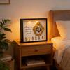 DIY Mini Museum Silhouette Box Personalized Photo Memory Display Case with Gold Frames Figurines Shadow Box Frame Kit with Light