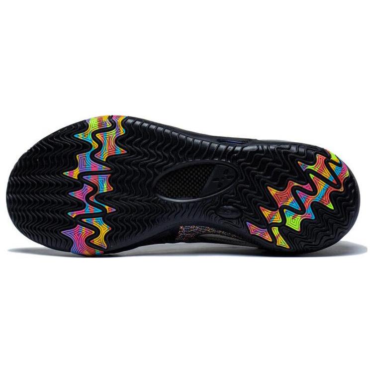 Li Ning Wade 808 Ultra Cushioning, Wear Resistant Low top Basketball Shoes Men's Black ABAT051-5