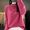 Women's Cashmere Sweater Qinghe Cashmere 30% Cashmere 70% Wool Women's Autumn and Winter Cashmere Pullover Soft and Warm