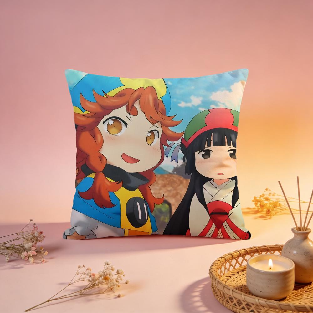 Hot Hhakumei to Mikochiing Cushion Cover Comfortable Durable Pillow Cover MultiScene for Home Office Car Sofa