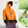 Camel M15CAKI132 Unisex Color-block Waterproof Outdoor Jacket
