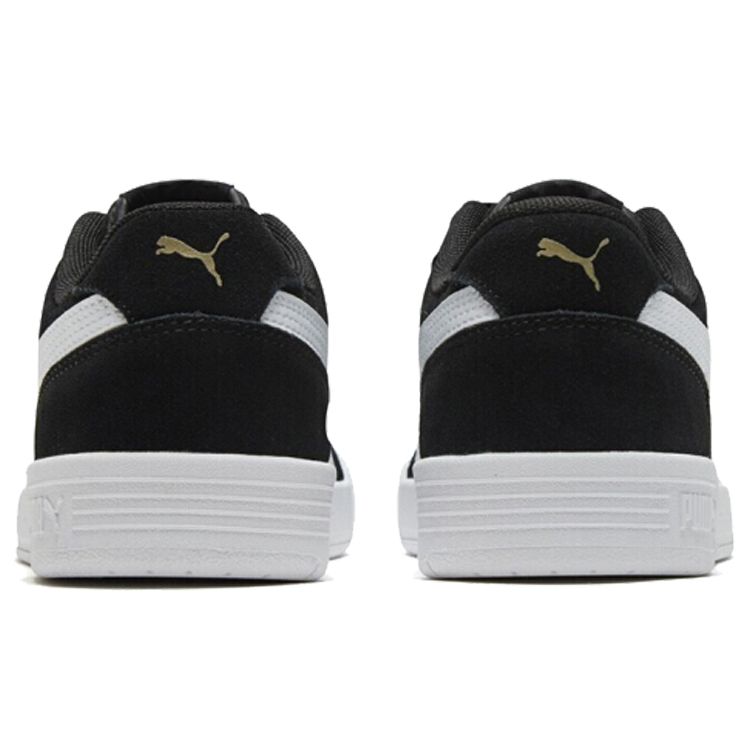 Puma Caracal Black White Unisex Sneakers Team-Gold 370304-01