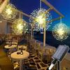 Twinkling Solar LED Copper Wire Fireworks Lights for Outdoor Holiday Decorations