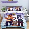 3pcs Puss In Boots Bedding Set Duvet Cover Closure Includes 1 Duvet Cover & 2 Pillowcases, Soft and Comfortable for All Seasons.