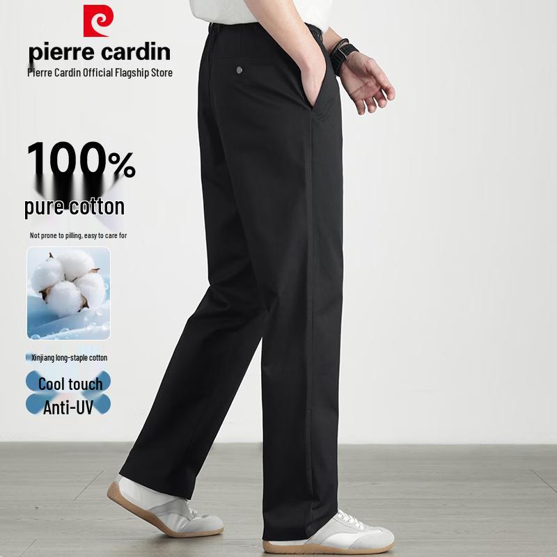 Pierre Cardin Men's 100% Cotton Casual Trousers