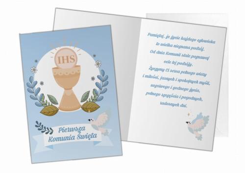 greeting card COMMUNION CARD 3