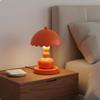Persimmon Table Lamp Good Luck Symbol Decorative Accent Light Soft Glow Orange Fruit for