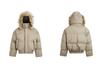 Zuo Shan Diao Men's High-End Hooded Jacket with Fur Collar, Thickened Cotton Padding, PU Leather, Warm Bread Jacket