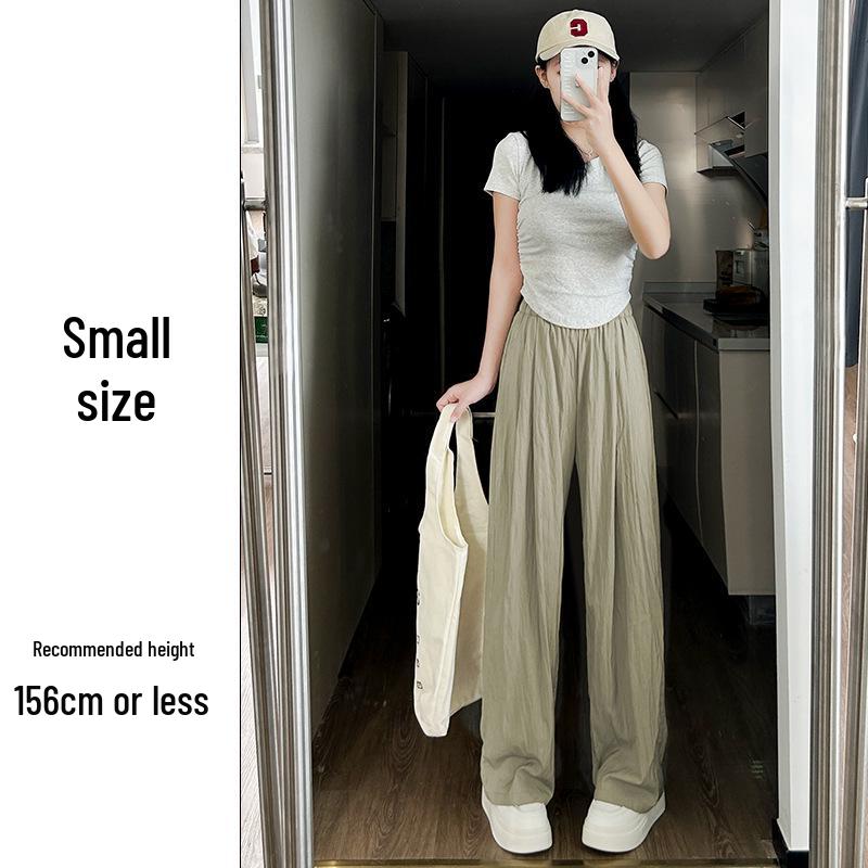 Drapey Wide Leg High Waist Summer Pants for Women - Slimming and Floor-Length, Yamamoto Style 2025