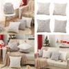 Christmas Cushion Cover Short  Throw Pillow Case Soft Plushie Sofa Pillowcase Cushion Cover Square 1PC