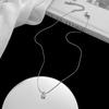 Charm Gold Color Stainless Steel Water Drop Crystal Pendant Necklace for Women High Quality Bride Collar Jewelry Gift Accessory