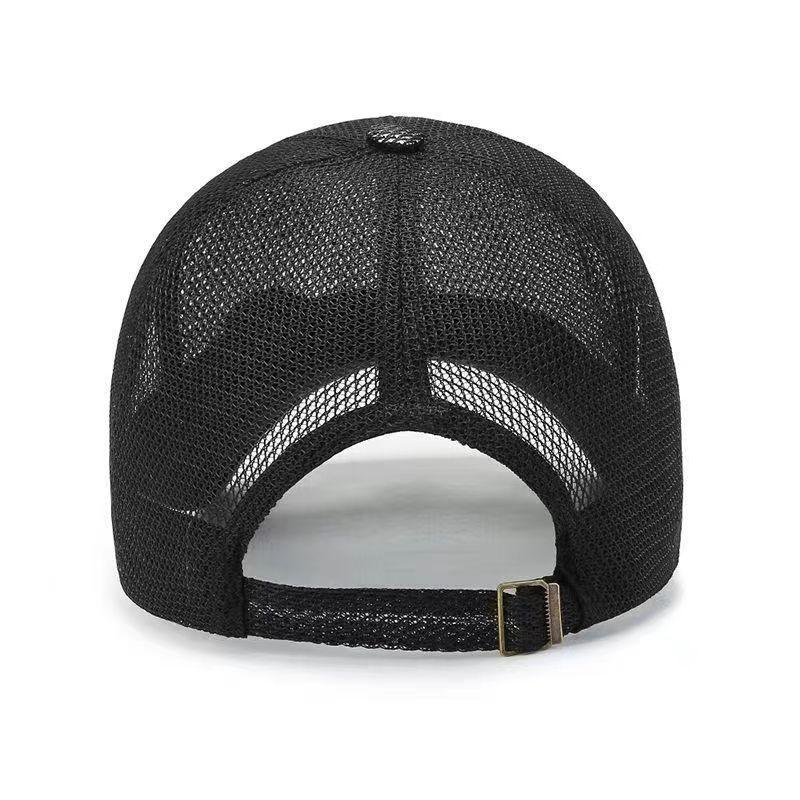 Summer Mesh Cap Thin Men's Casual Baseball Cap Quick Drying Mesh Breathable Duckbill Cap