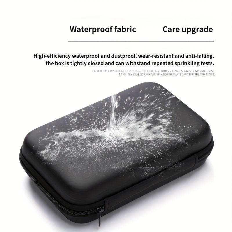 EVA Storage Bag, EVA Digital Storage Bag, Smooth & Stain-Resistant, Digital Accessories Organizer, Portable Zippered Cable Pouch