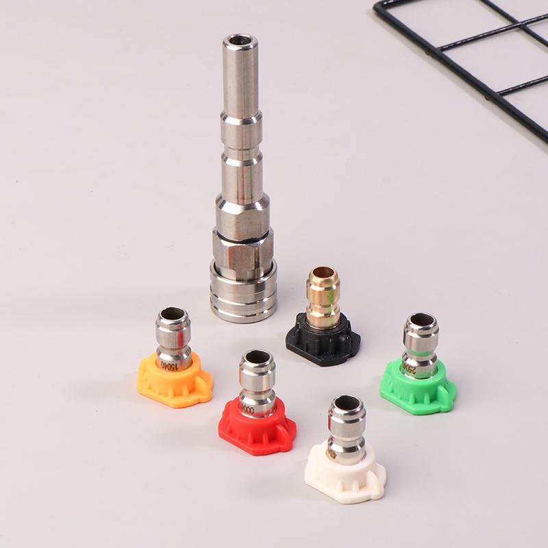 High Pressure Wash Gun Adaptor For Nilfisk Kew Alto Wap Calm To 1/4" Quick Connect With Spraying Nozzles