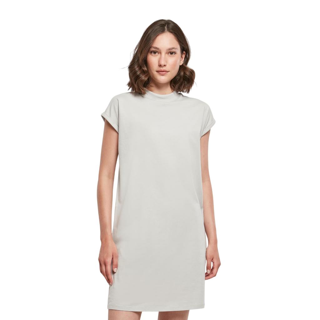 Build Your Brand Womens/Ladies Extended Shoulder Casual Dress