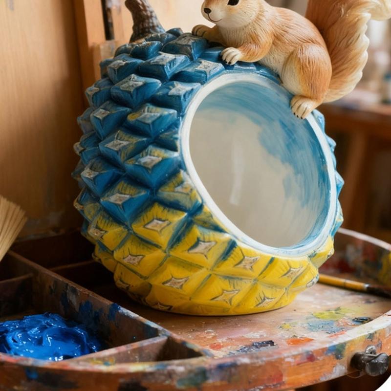Flexible Silicone Pinecone Planter Mold Crafting Decorative Containers For Resin Cement Candle Handmade Gifts