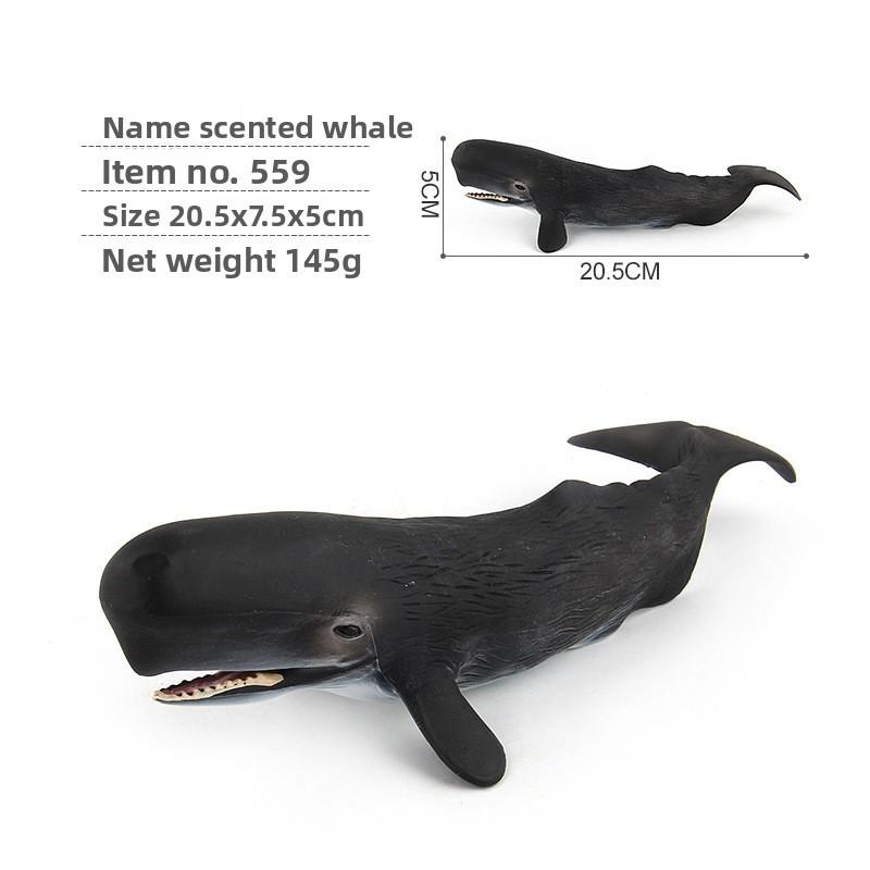Realistic Blue Whale Pvc Marine Animal Figures For Educational Toys And Display