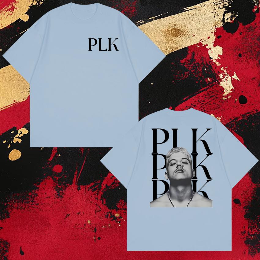2026 New PLK Portrait Graphics Tour 2026 Double Sided Print Short Sleeve Tshirts Unisex WOMEN Oversized T Shirt Unisex Cotton Tops