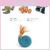Hoge Kwaliteit PVC Zee Dieren Beeldjes Rog Groene Schildpad Clownvis Nautilus En Rog Perfect Voor Huisdecoratie