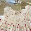 Floral Print Two-Piece Sleeveless Princess Set 1-4Y Top + Shorts Set Sleeveless Outfit  Toddler