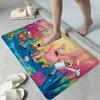 Cartoon S-Sponge-B-Bob Door Mat Nordic Style Bedroom Living Room Doormat Home Balcony Anti-Slip Alfombra